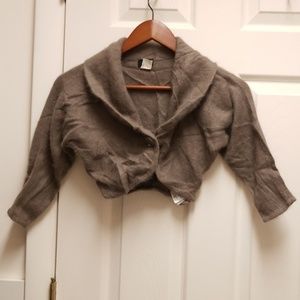 Angora blend shrug